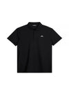 Men's Duff Regular Polo Shirt Black - J.LINDEBERG - BALAAN 2