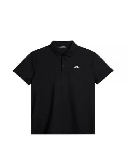 Men's Duff Regular Polo Shirt Black - J.LINDEBERG - BALAAN 2