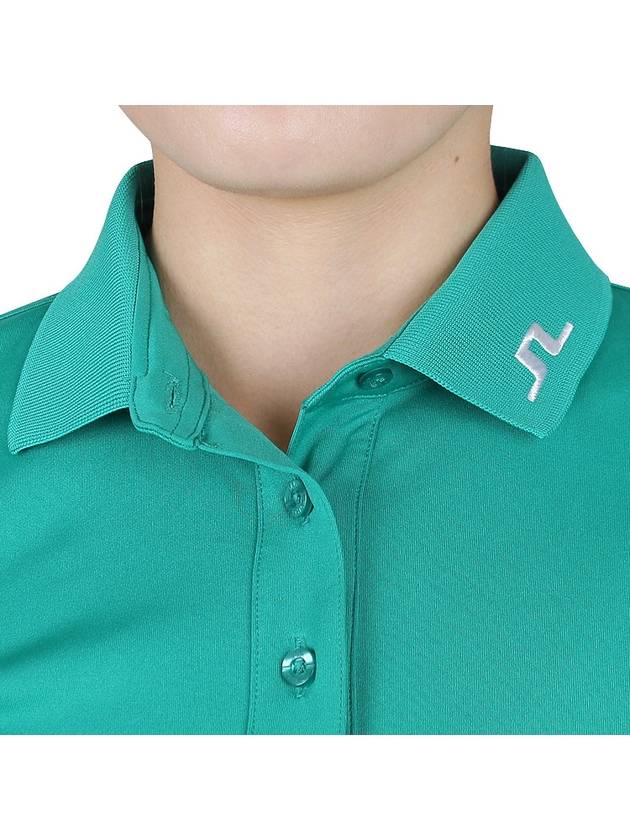 Tour Tech Short Sleeve Polo Shirt Green - J.LINDEBERG - BALAAN 7