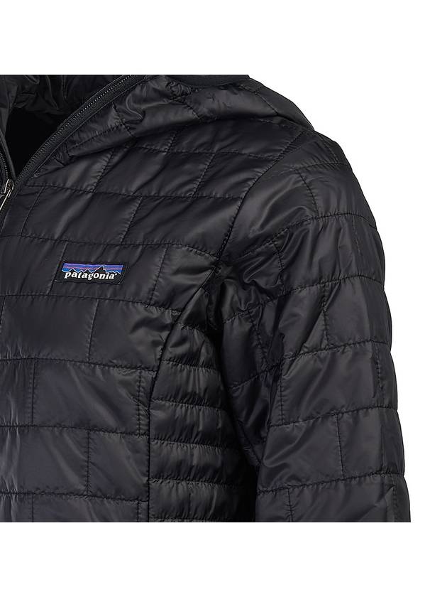 Women's Nano Puff Hooded Jacket Black - PATAGONIA - BALAAN 6