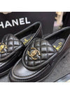 Loafers Lambskin Gold Black - CHANEL - BALAAN 5