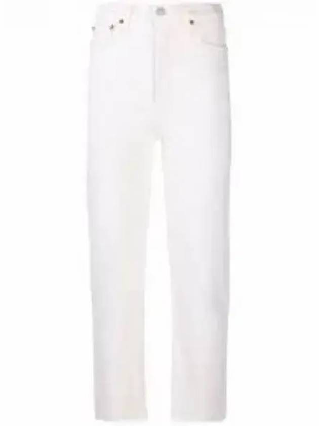 REDONE 70S Stove Pipe Denim Pants Vintage White 1933WSTV27VTWH - RE/DONE - BALAAN 1