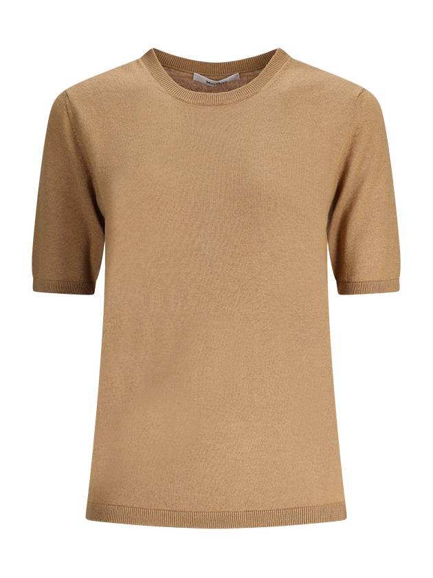 Warren silk cashmere fine knit top beige - MAX MARA - BALAAN 2