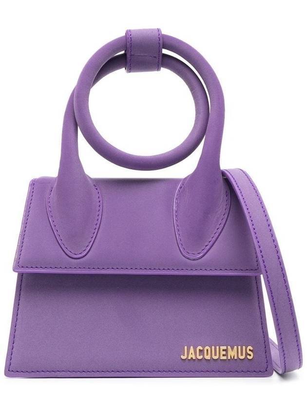 Le Chiquito Noeud Coiled Tote Bag Purple - JACQUEMUS - BALAAN 1