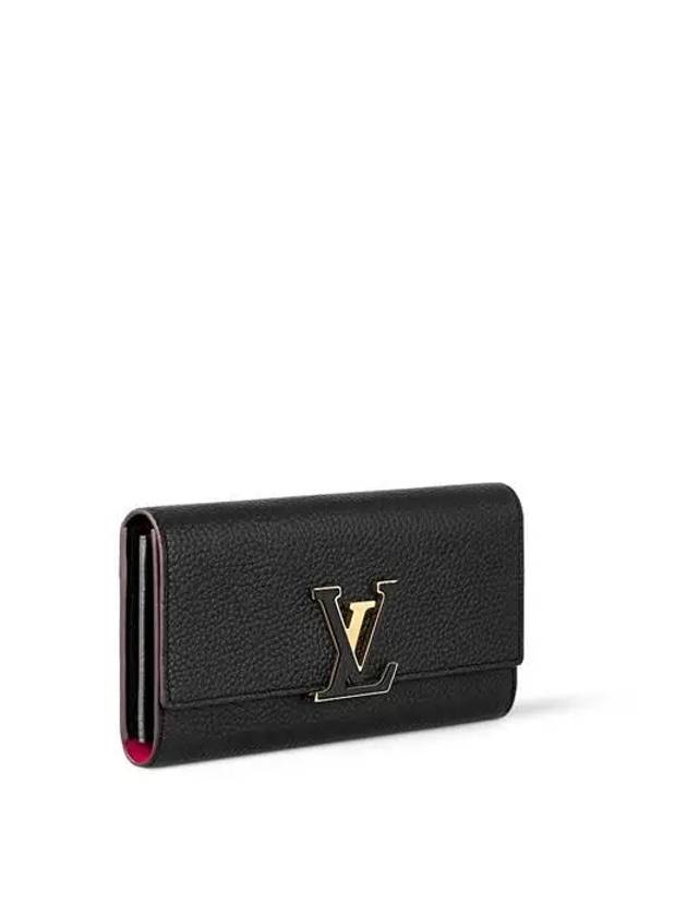 Capucines Long Wallet Black - LOUIS VUITTON - BALAAN 3