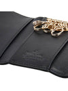 Logo Key Case Leather Wallet Black - VIVIENNE WESTWOOD - BALAAN 10