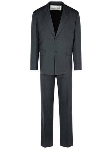 Jil Sander Grey Wool Suit - JIL SANDER - BALAAN 1