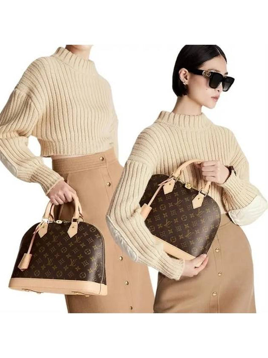 Alma Monogram Canvas Tote Bag Brown - LOUIS VUITTON - BALAAN 2