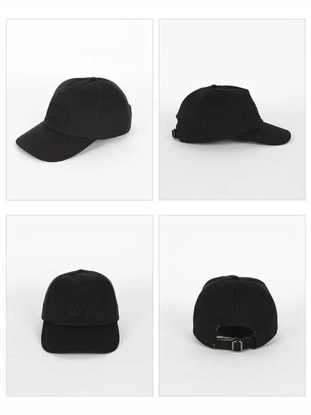 logo embroidered ball cap black - VALENTINO - BALAAN 3