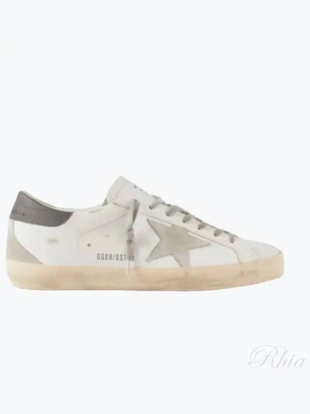 Superstar Grey Tab Low Top Sneakers White - GOLDEN GOOSE - BALAAN 2