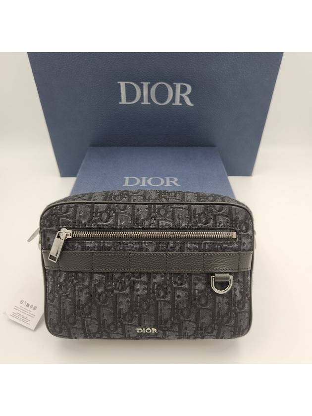 Safari Oblique Strap Cross Bag Black - DIOR - BALAAN 2