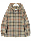 Check Hooded Jacket Archive Beige - BURBERRY - BALAAN 4