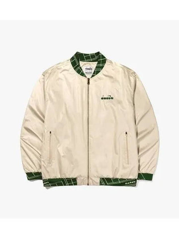 Diadora Tennis Woven Bomber Jacket LIGHT BEIGE - DIADORA - BALAAN 1