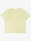 Baby Fox Patch Baby Short Sleeve T-Shirt Chalk Yellow - MAISON KITSUNE - BALAAN 3