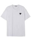 Play Small Black Waffen Short Sleeve T-Shirt P1 AZ T064 2 White - COMME DES GARCONS - BALAAN 3