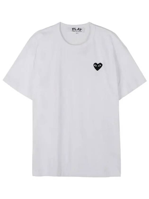 Play Small Black Waffen Short Sleeve T-Shirt P1 AZ T064 2 White - COMME DES GARCONS - BALAAN 2