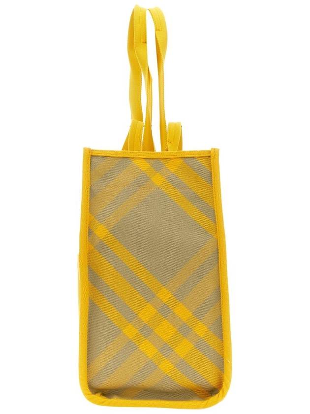 Pocket Shopper Tote Bag Yellow - BURBERRY - BALAAN 4