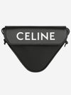 Logo Leather Triangle Cross Bag Black - CELINE - BALAAN 2