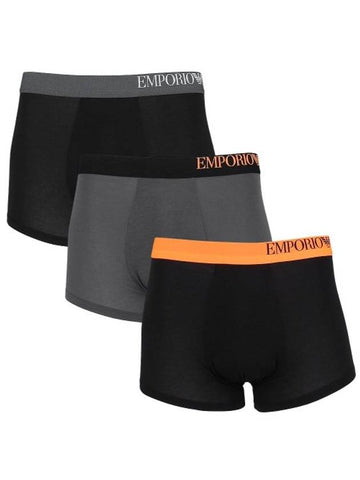 Men's Boxer Trunk Briefs 3 Pack - EMPORIO ARMANI - BALAAN 1