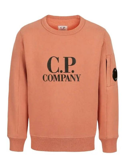 Kids Logo Sweatshirt Pink 13CKSS017B 003878W 476 - CP COMPANY - BALAAN 2