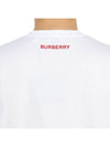 Abstract Print Oversized Short Sleeve T-Shirt White - BURBERRY - BALAAN 8