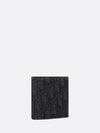 Compact Vertical Oblique Jacquard Card Wallet Black - DIOR - BALAAN 3