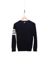 4 Bar Stripe Classic Wool Knit Top Navy - THOM BROWNE - BALAAN 4