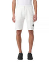 Light Fleece Utility Shorts White - CP COMPANY - BALAAN 2