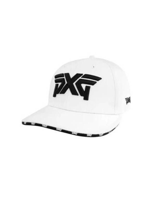 Logo Repeat Ball Cap White - PXG - BALAAN 3