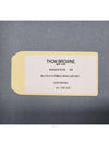 Pebble Grain Leather Half Wallet Dark Brown - THOM BROWNE - BALAAN 6