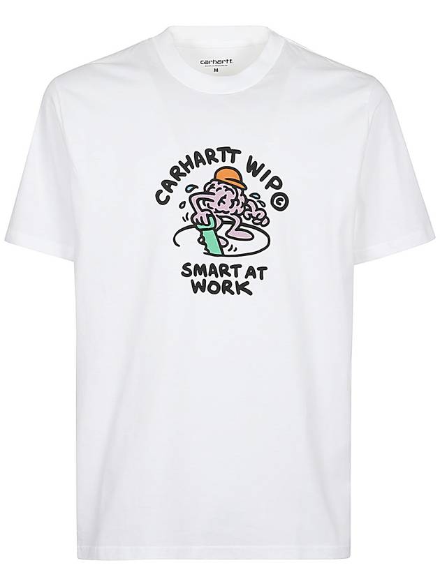 Smart Short Sleeve T-Shirt White - CARHARTT WIP - BALAAN 2