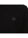 Face Patch Crew Neck Knit Top Black - ACNE STUDIOS - BALAAN 9