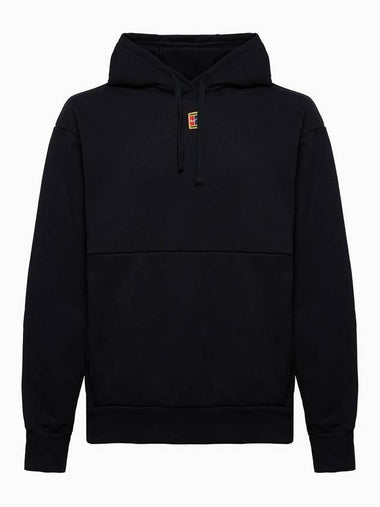 Court Fleece Tennis Hoodie Black - NIKE - BALAAN 1