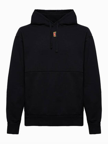 Court Fleece Tennis Hoodie Black - NIKE - BALAAN 1