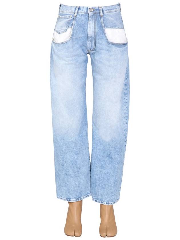 Five Pocket Straight Jeans Blue - MAISON MARGIELA - BALAAN 3