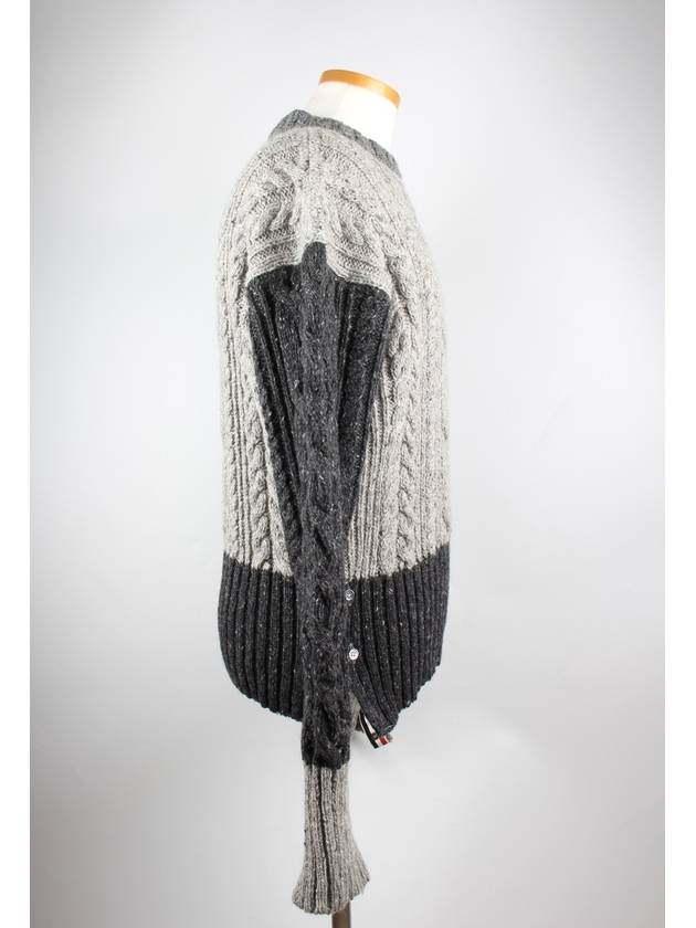 Multicolor cable knit - THOM BROWNE - BALAAN 4