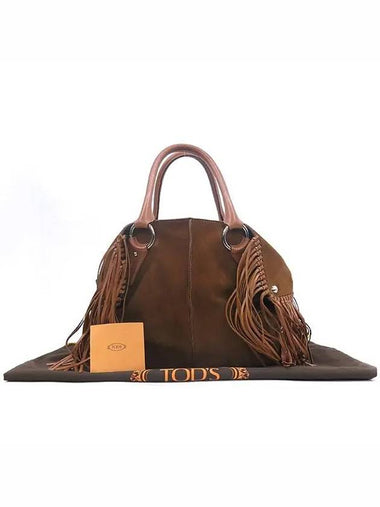 brown tote bag - TOD'S - BALAAN 1