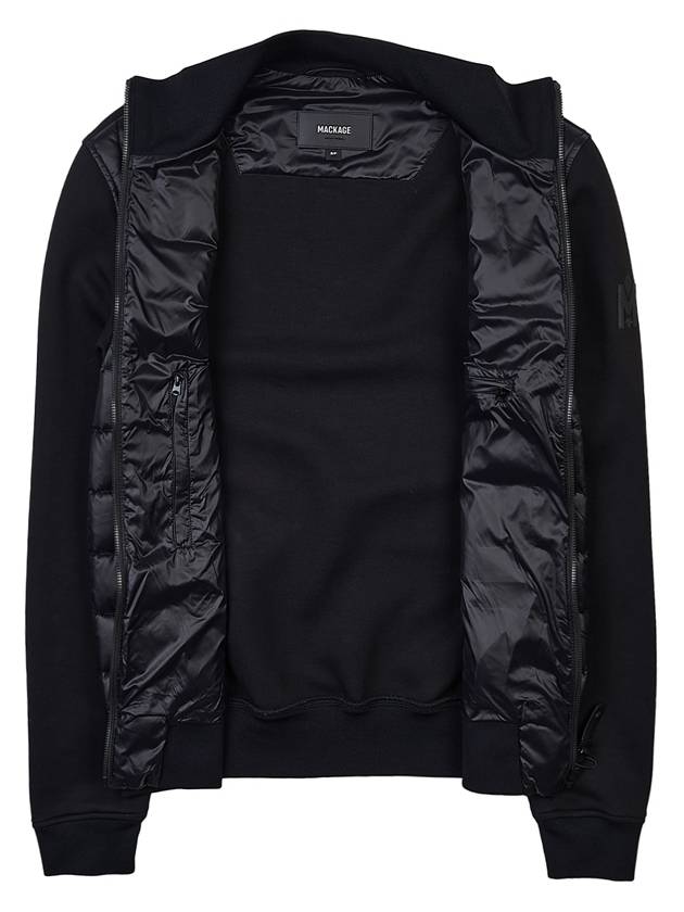 Collin Puffer Down Bomber Jacket Black - MACKAGE - BALAAN.