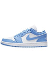 Air Jordan 1 Low Top Sneakers Blue - NIKE - BALAAN 2