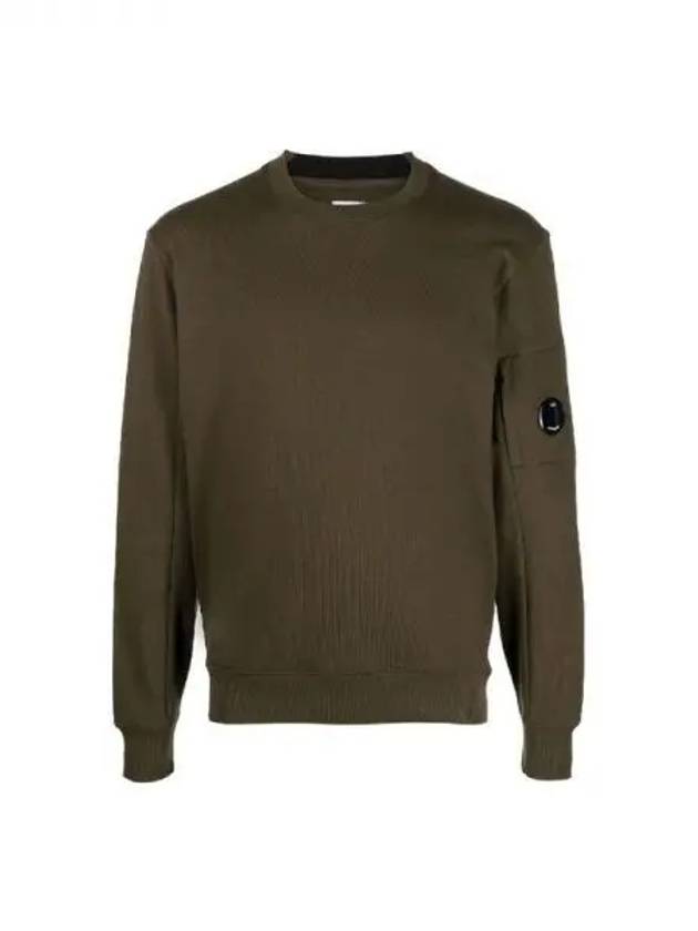 Diagonal Raised Fleece Sweatshirt Butternut - CP COMPANY - BALAAN 2