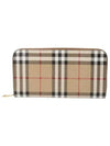 Burberry check print zip up wallet 8094438 A9534 - BURBERRY - BALAAN 2