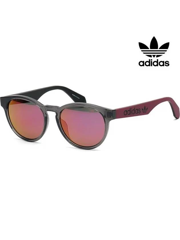 Sunglasses Transparent Horn rimmed Mirror Purple Fashion Sports Riding Fishing Baseball OR0025 20Z - ADIDAS - BALAAN 1