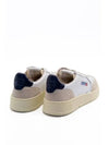 Medalist Navy Tab Low Top Sneakers White Blue - AUTRY - BALAAN 5