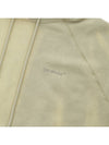 logo print drawstring hoodie beige - OFF WHITE - BALAAN.