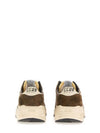 Running Sole Mesh Low Top Sneakers Olive Green - GOLDEN GOOSE - BALAAN 4