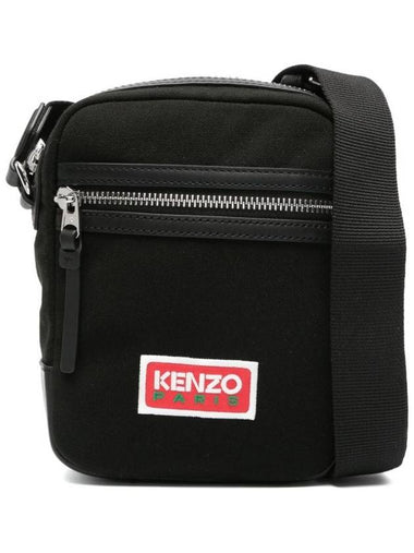 Bold Logo Explore Cross Bag Black - KENZO - BALAAN 1