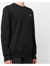 Men's Greyfield Crew Neck Cotton Sweatshirt Black - MOOSE KNUCKLES - BALAAN 4