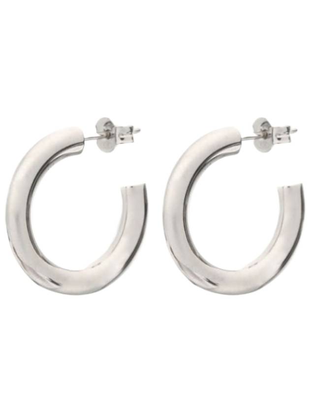 Classic Hoops Earrings Silver - LEMAIRE - BALAAN 2