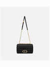 Caro Supple Cannage Calfskin Large Cross Bag Black - DIOR - BALAAN 6