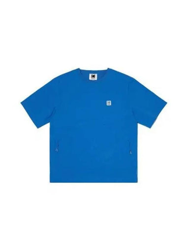 KODAK Apparel Chroma Breeze Woven Round Short Sleeve T Shirt BLUE - KODO - BALAAN 1